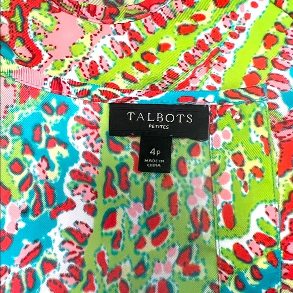 Talbots Multicolor Paisley Tank Top - Picture 5 of 8